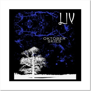 LIV Oktober Skies Blue Posters and Art